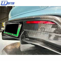 OD Style Dry Carbon Fiber Rear Diffuser For Porsche Taycan 2019-2020