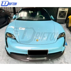 OD Style Dry Carbon Fiber Front Lip For Porsche Taycan 2019-2020
