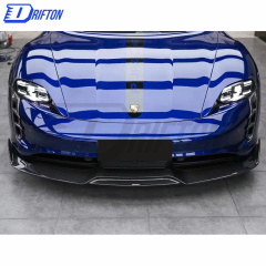 CMST Style Carbon Fiber Front Lip For Porsche Taycan 4S 2019-2020