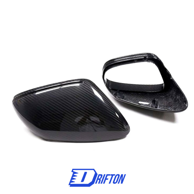 Dry Carbon Fiber Mirror Cover (Replacement) For Porsche Taycan 2019-2020