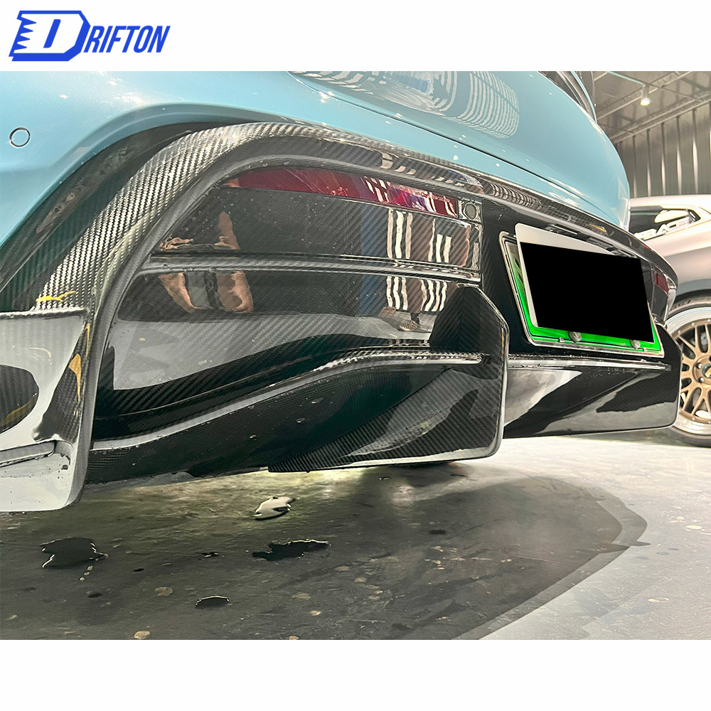 OD Style Dry Carbon Fiber Rear Diffuser For Porsche Taycan 2019-2020