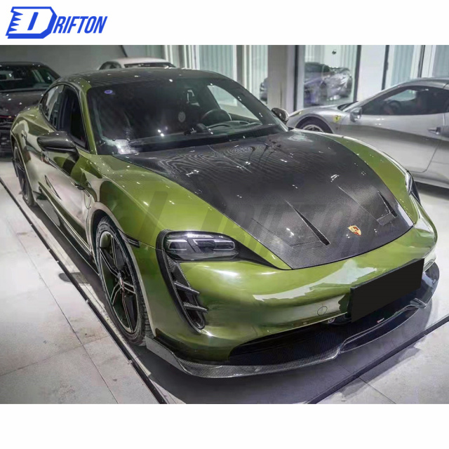 CMST Style Carbon Fiber (cfrp) Hood For Porsche Taycan 4S & Turbo 2019-2020