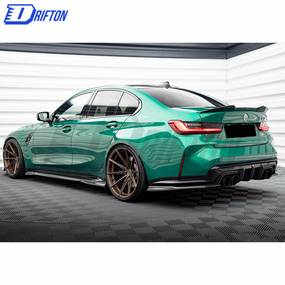 MT Style Dry Carbon Fiber Rear Spoiler For BMW G80 M3 G82 M4 2020-2021