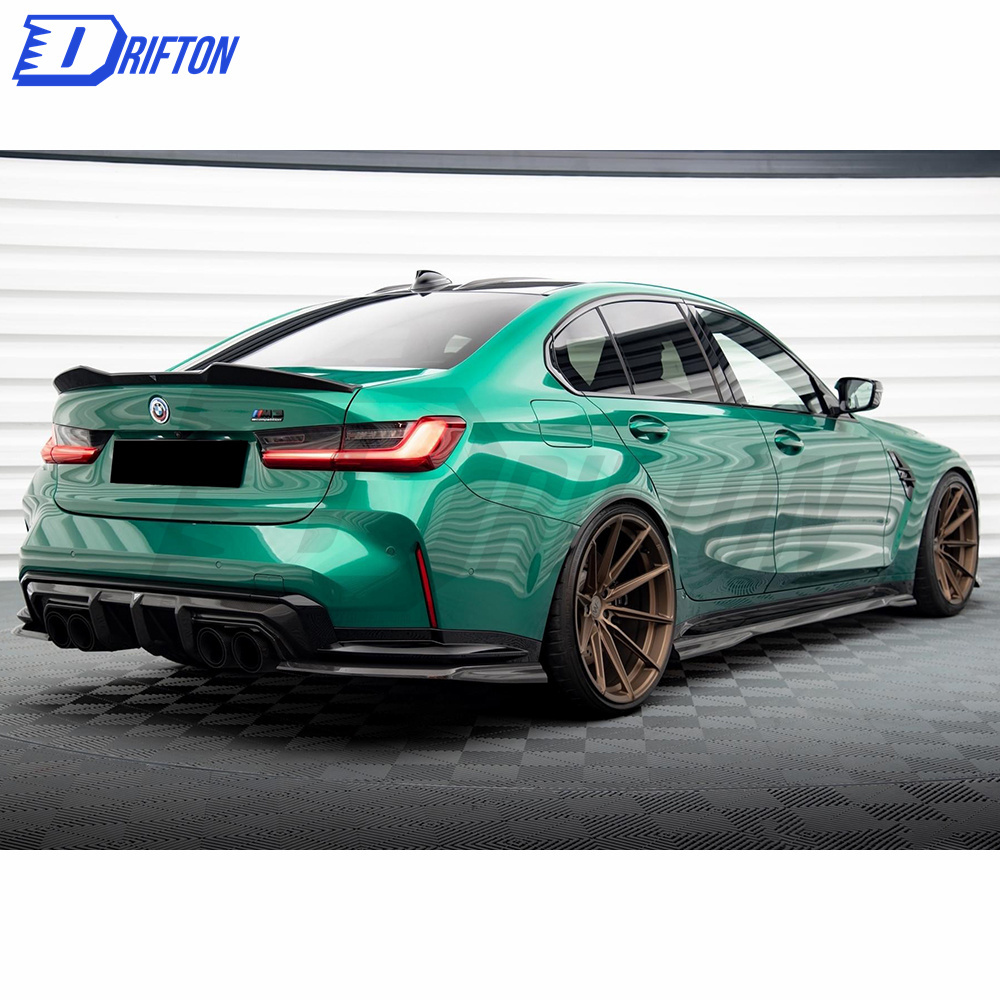 MT Style Dry Carbon Fiber Rear Spoiler For BMW G80 M3 G82 M4 2020-2021