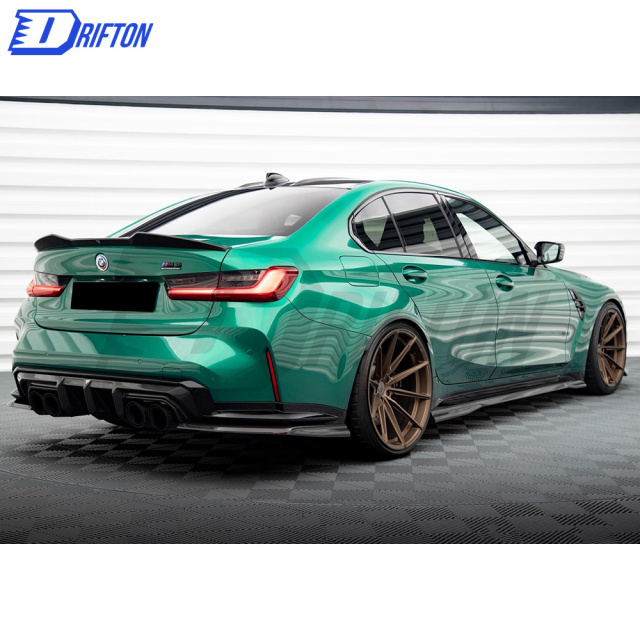 MT Style Dry Carbon Fiber Rear Spoiler For BMW G80 M3 G82 M4 2020-2021