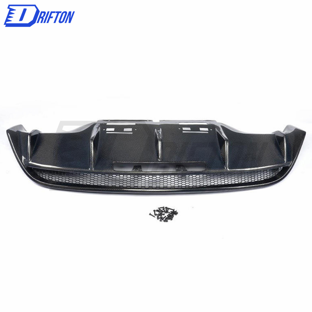 OKing-Style Carbon Fiber Rear Diffuser For Audi R8 V10 2008-2015