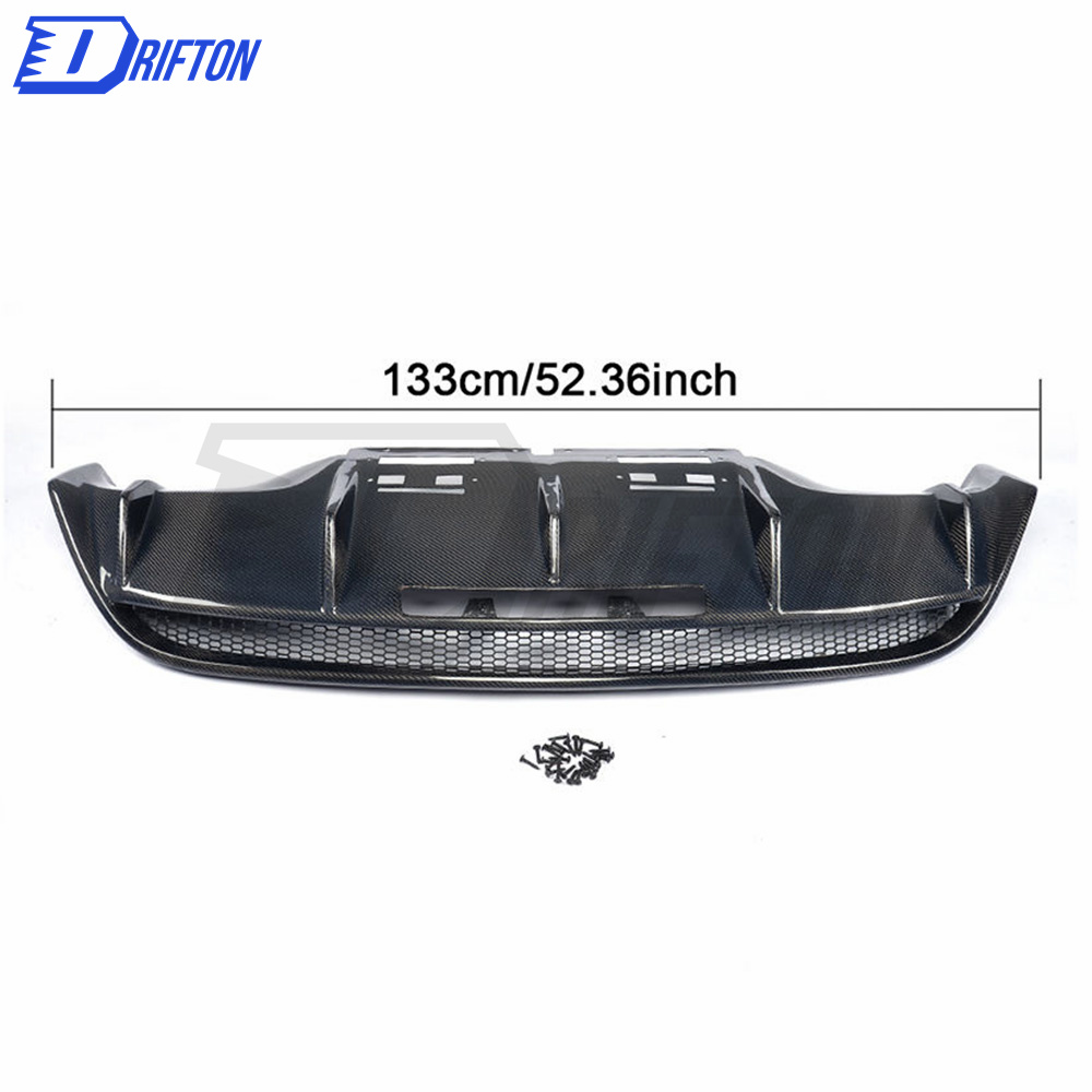 OKing-Style Carbon Fiber Rear Diffuser For Audi R8 V10 2008-2015