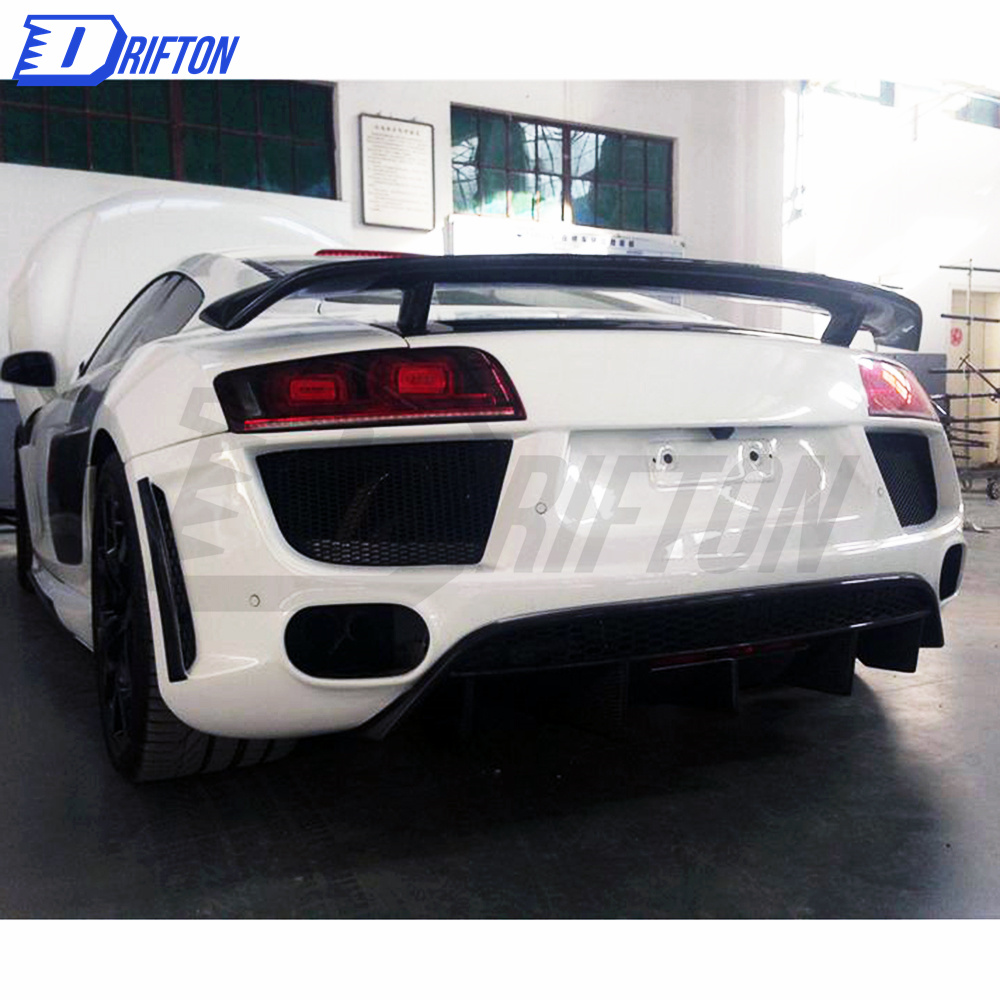 Regula GT Style Carbon Fiber Rear Spoiler For Audi R8 2008-2013
