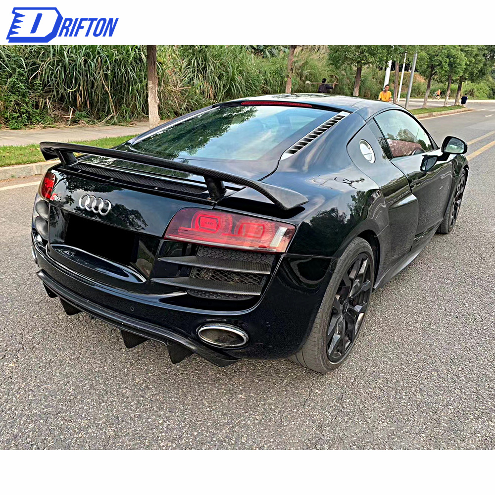 Regula GT Style Carbon Fiber Rear Spoiler For Audi R8 2008-2013