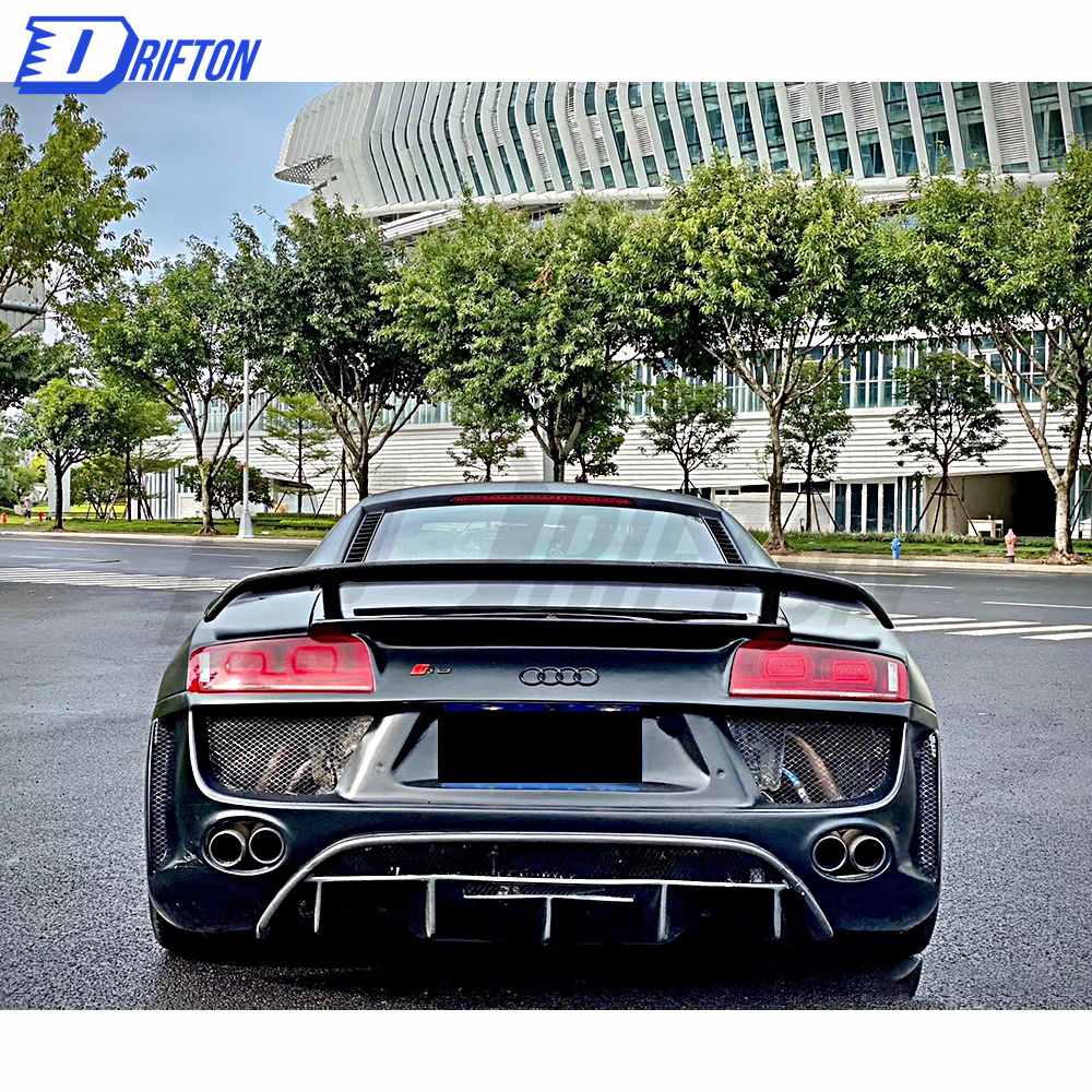 Regula GT Style Carbon Fiber Rear Spoiler For Audi R8 2008-2013