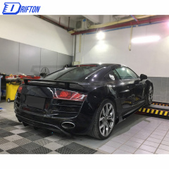 OKing-Style Carbon Fiber Rear Diffuser For Audi R8 V10 2008-2015