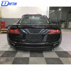 OKing-Style Carbon Fiber Rear Diffuser For Audi R8 V10 2008-2015