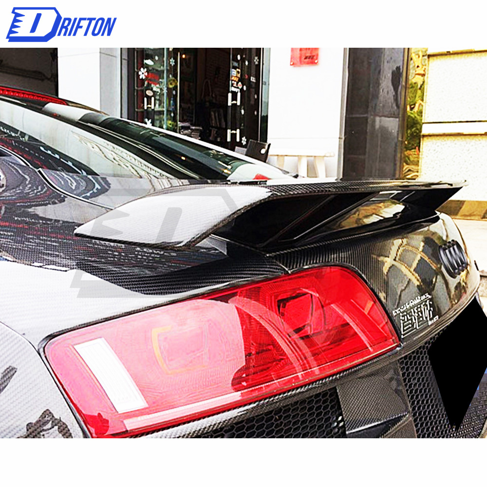 Rieger Style Carbon Fiber Rear Spoiler For Audi R8 2008-2015