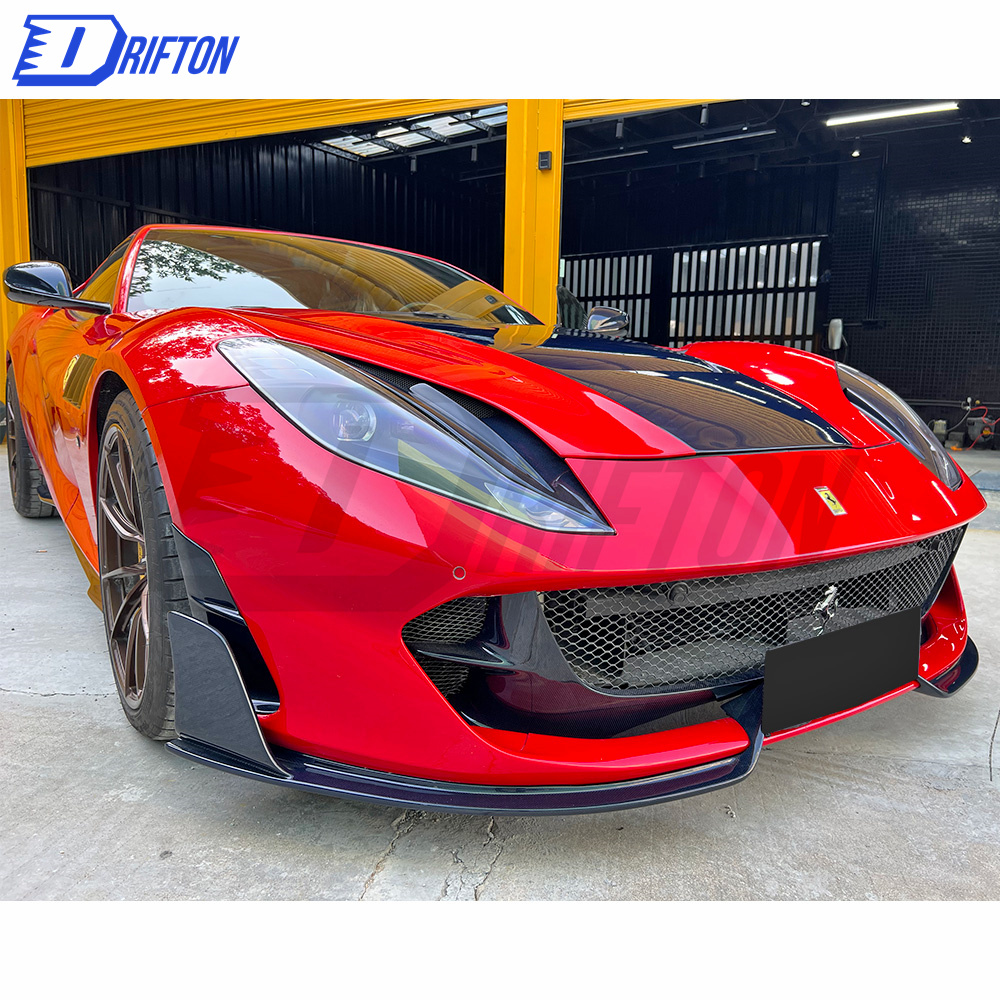 MS Type Dry Carbon Fiber Front Air Outtake For Ferrari 812 2017-2018