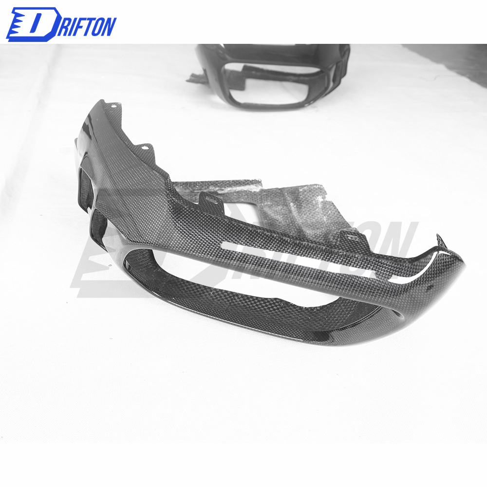 MS Type Dry Carbon Fiber Rear Bumper Air Outtake Grills For Ferrari 812 2017-2018