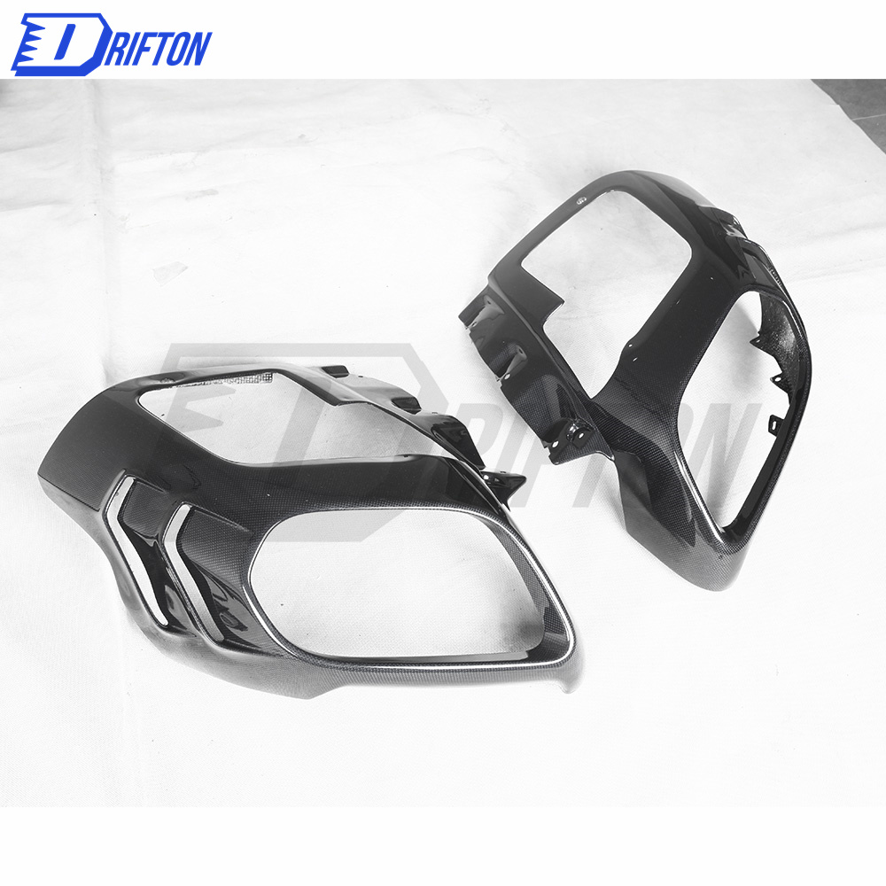 MS Type Dry Carbon Fiber Rear Bumper Air Outtake Grills For Ferrari 812 2017-2018