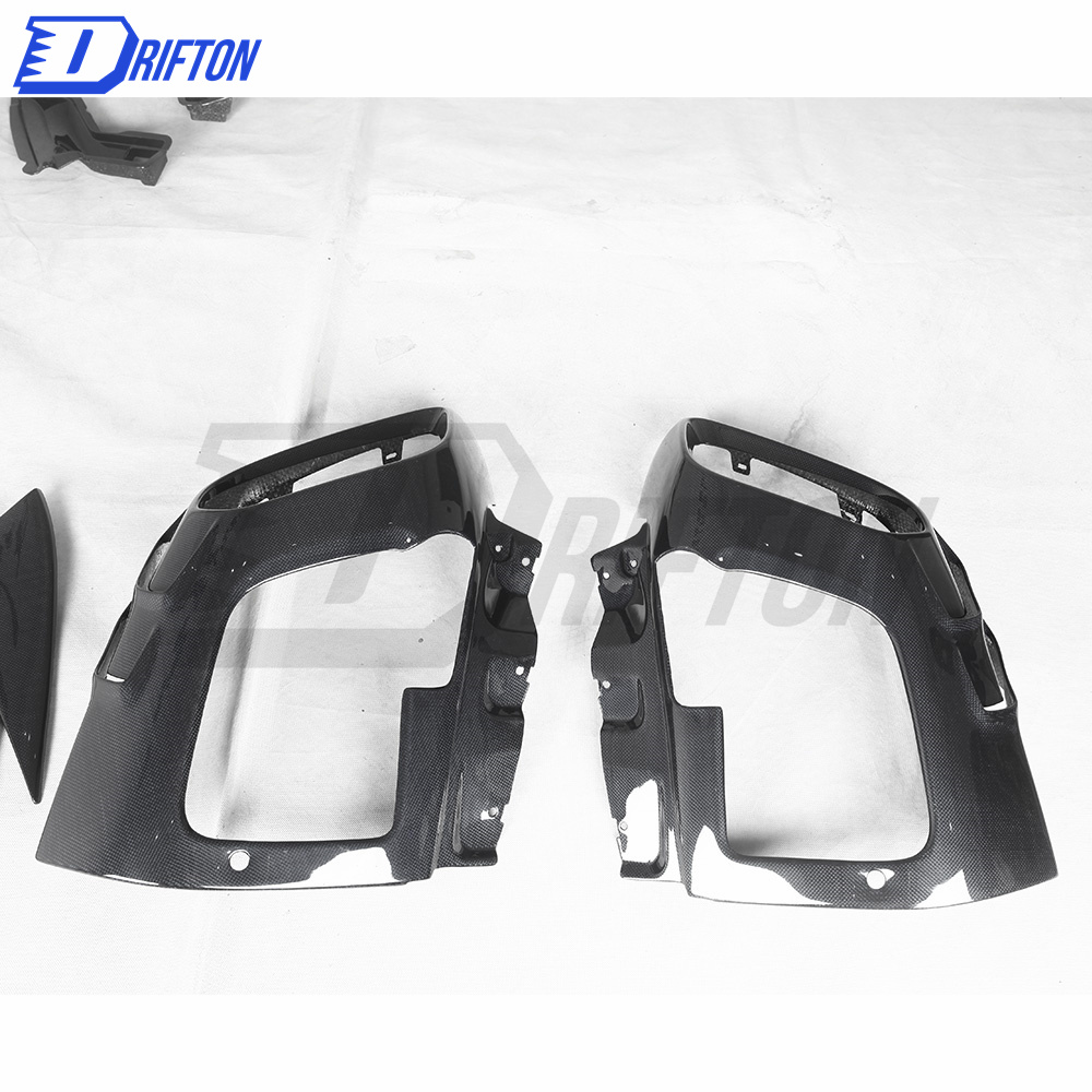 MS Type Dry Carbon Fiber Rear Bumper Air Outtake Grills For Ferrari 812 2017-2018