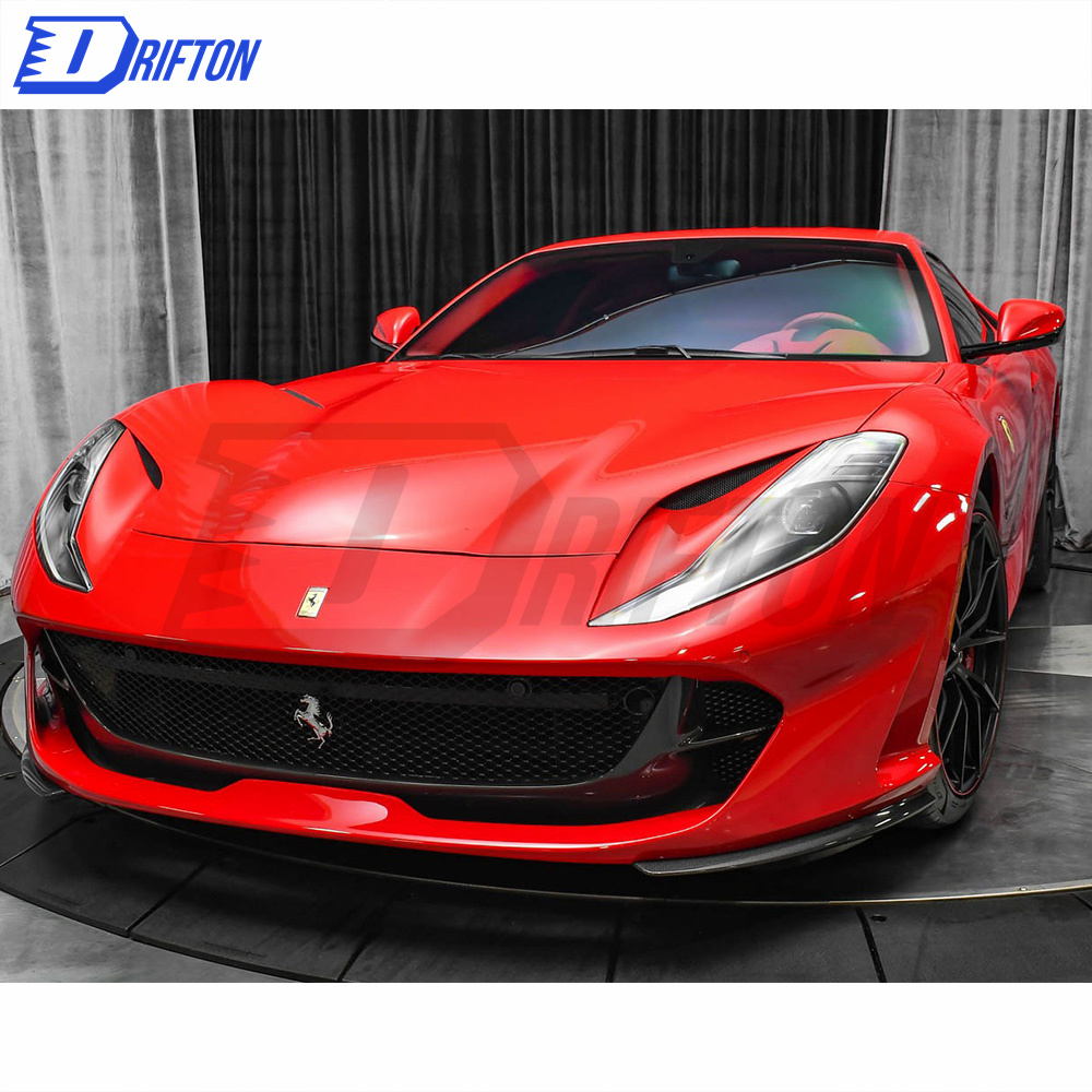 OEM Style Dry Carbon Fiber Front Lip For Ferrari 812