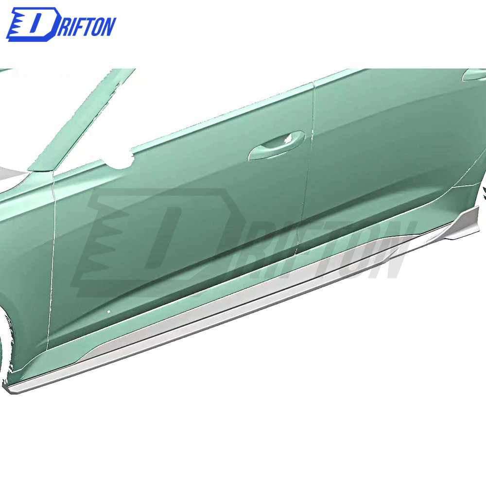 PT Style Dry Carbon Fiber Side Skirt For Audi RS6 RS7 2015-2019