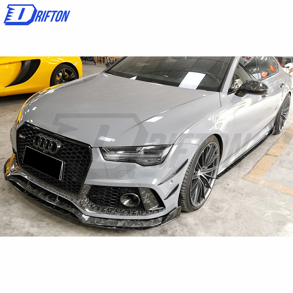 WS Style Dry Forged Carbon Fiber Rear Spoiler For Audi RS7