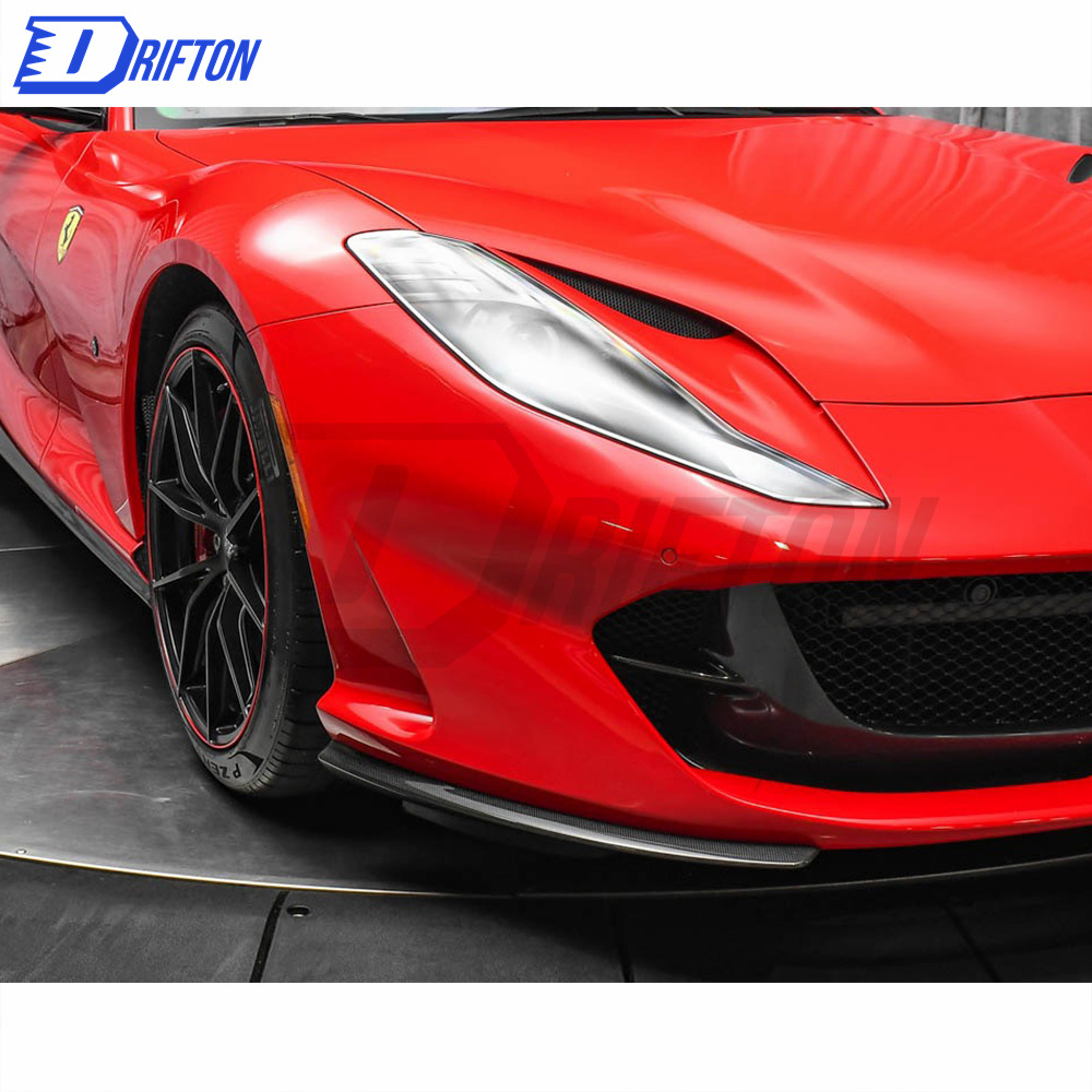OEM Style Dry Carbon Fiber Front Lip For Ferrari 812