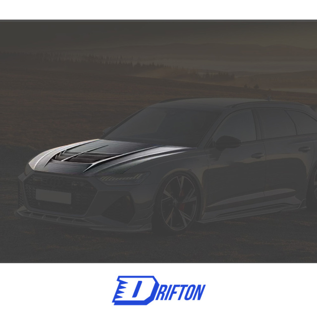PT Style Dry Carbon Fiber Hood For Audi RS6 RS7 2015-2019