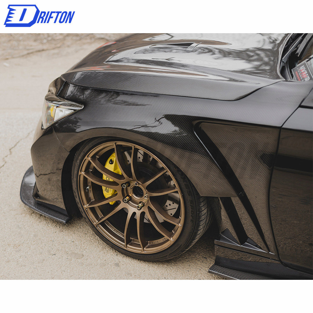 Vents Style Forged Carbon Fiber Fender For INFINITI Q50 2013-2024