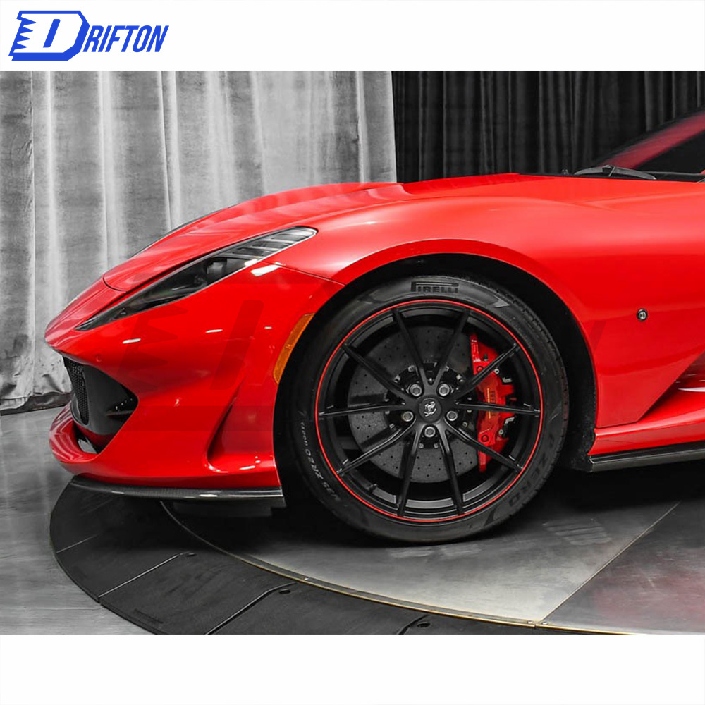 OEM Style Dry Carbon Fiber Front Lip For Ferrari 812