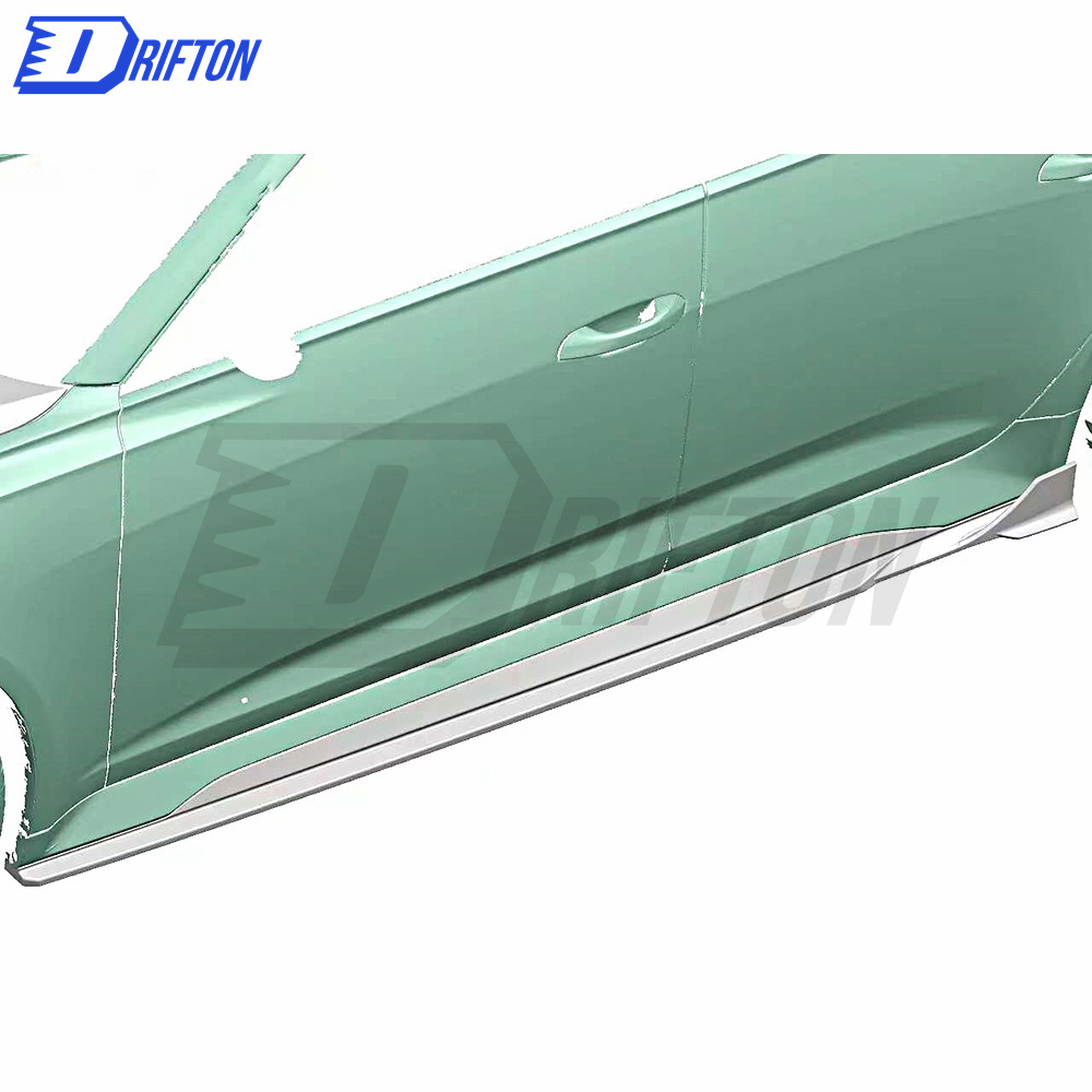 PT Style Dry Carbon Fiber Side Skirt For Audi RS6 RS7 2015-2019