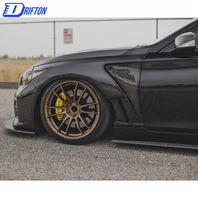Vents Style Forged Carbon Fiber Fender For INFINITI Q50 2013-2024