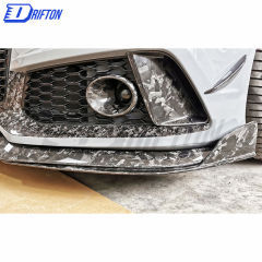 WS Style Dry Forged Carbon Fiber Front Lip For Audi RS7