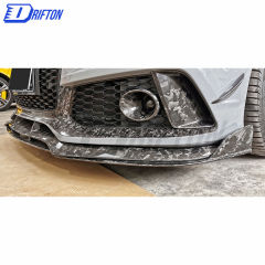 WS Style Dry Forged Carbon Fiber Front Lip For Audi RS7