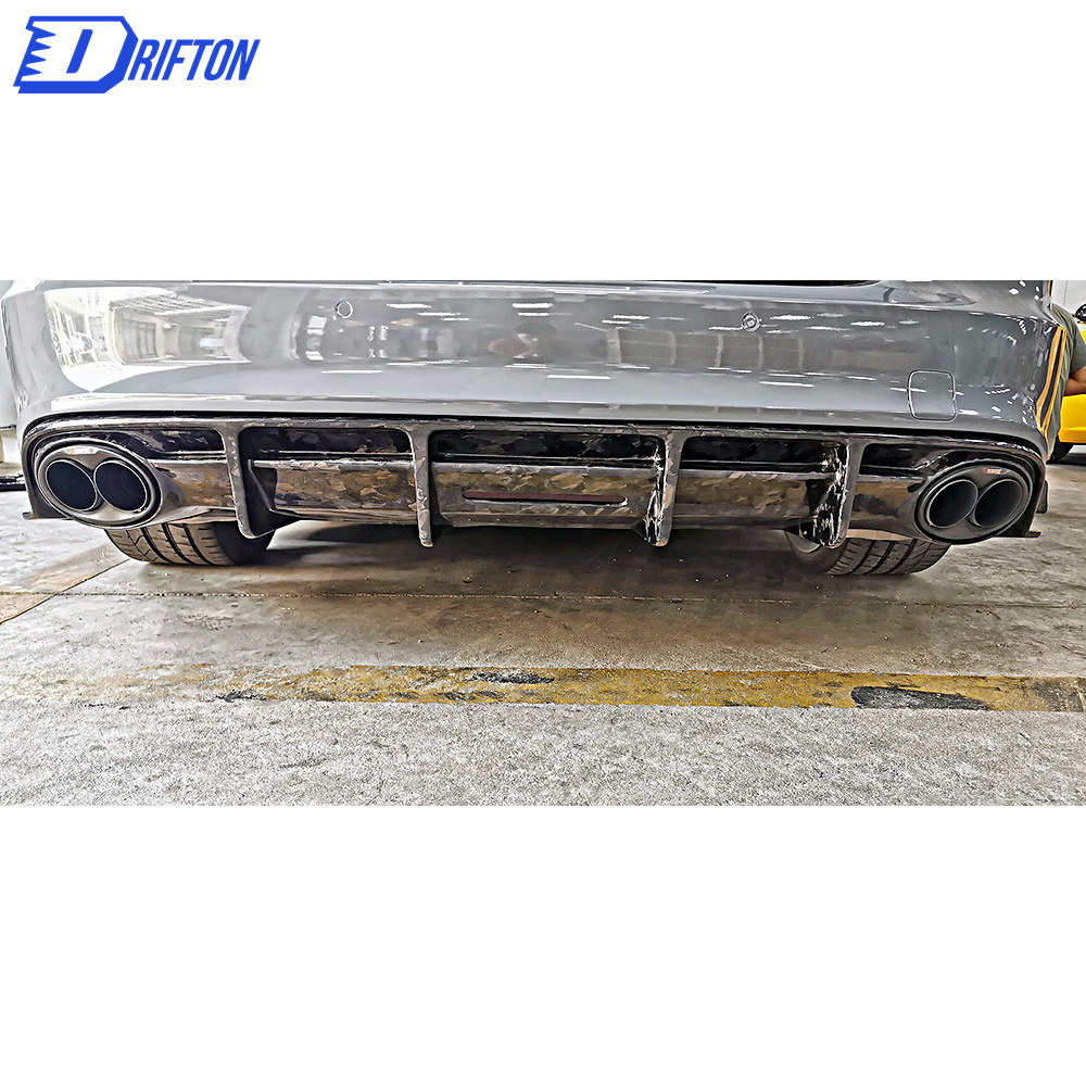WS Style Dry Forged Carbon Fiber Aero Kit For Audi RS7