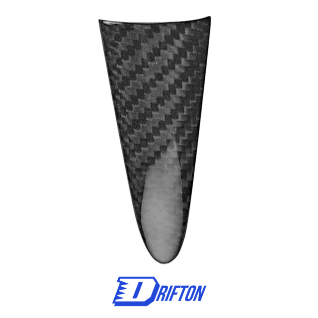 Carbon Fiber Steering Wheel Cover Trim For INFINITI Q50 2014-2017