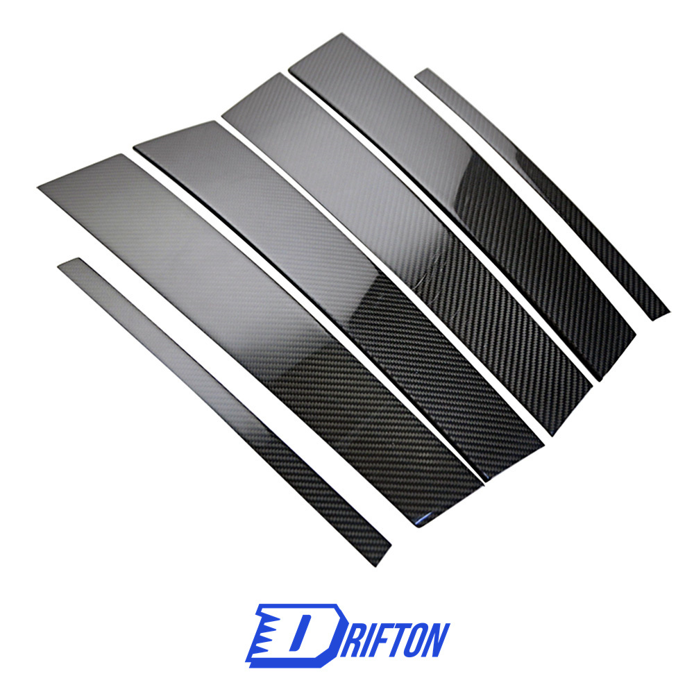 Carbon Fiber A B C Pillar Cover For INFINITI Q50 2014-2021