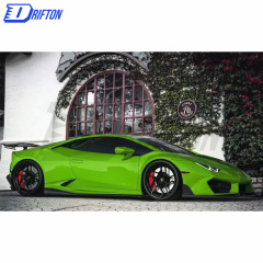 Drifton Style Dry Carbon Fiber Side Skirt For Lamborghini Huracan LP610 & LP580 2014-2019