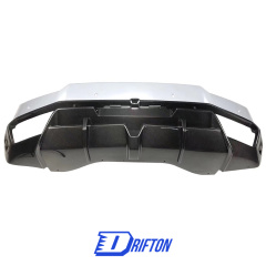 Drifton Style Dry Carbon Fiber With Portion Primer Rear Bumper For Lamborghini Huracan LP580 2014-2019