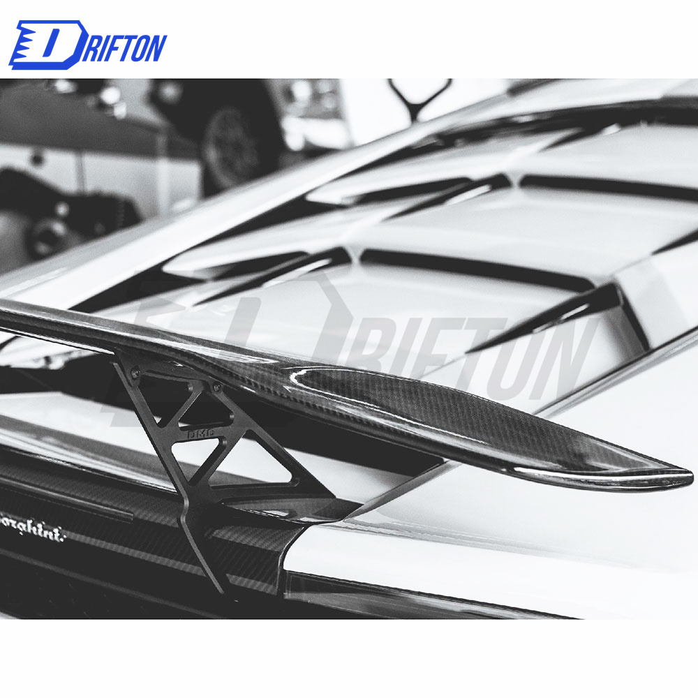 DMC Style Forged Dry Carbon Fiber Rear Spoiler With Trunk For Lamborghini Huracan LP610 & LP580 & EVO & Tecnica 2014-2025