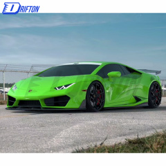 Drifton Style Dry Carbon Fiber Side Skirt For Lamborghini Huracan LP610 & LP580 2014-2019