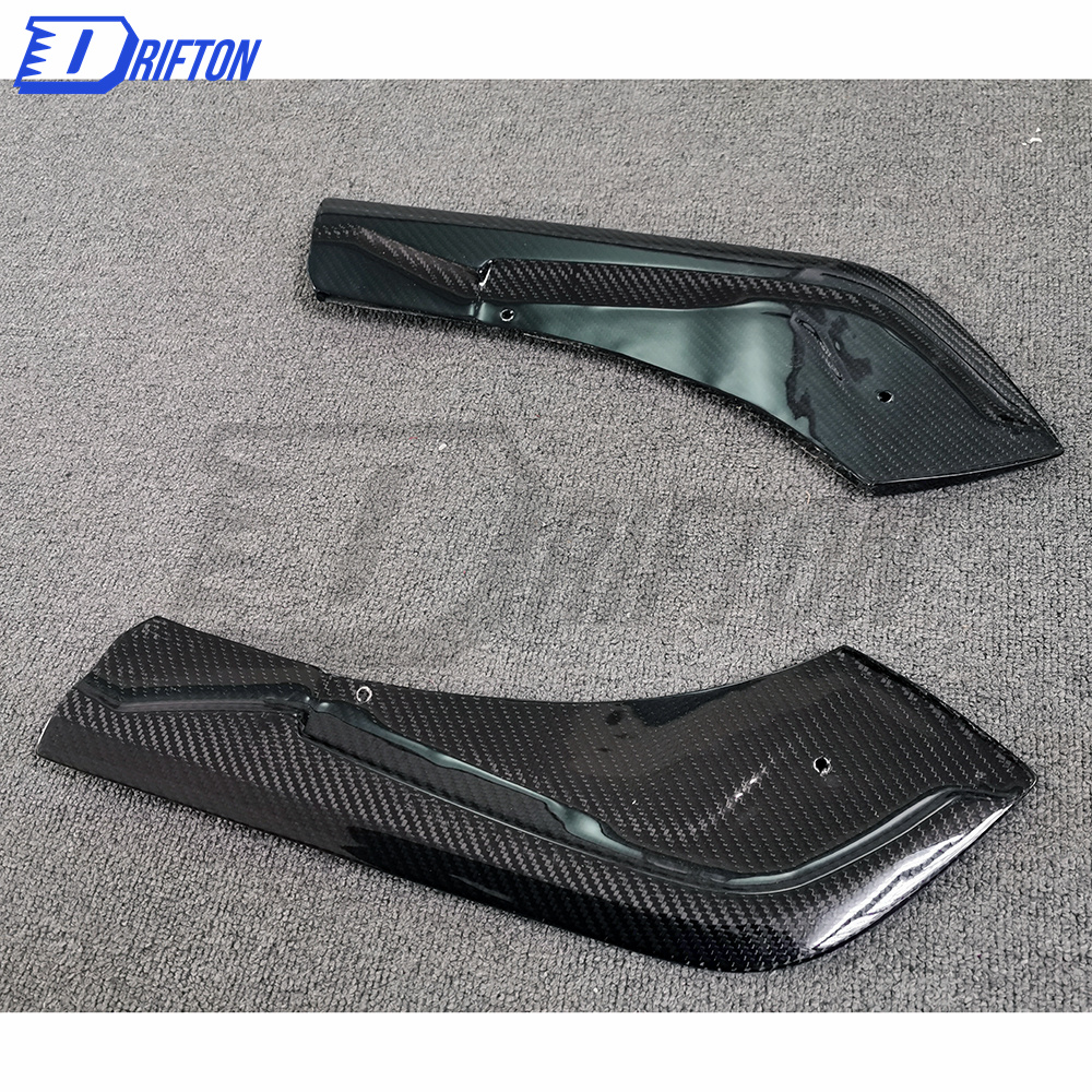 Artisan Style Carbon Fiber Rear Bumper Splitter For Toyota Supra A90 GR