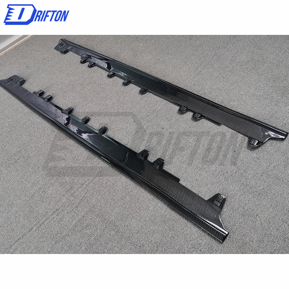 Artisan Style Carbon Fiber Side Skirt Underboard For Toyota Supra A90 GR