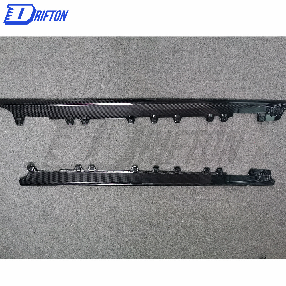 Artisan Style Carbon Fiber Side Skirt Underboard For Toyota Supra A90 GR