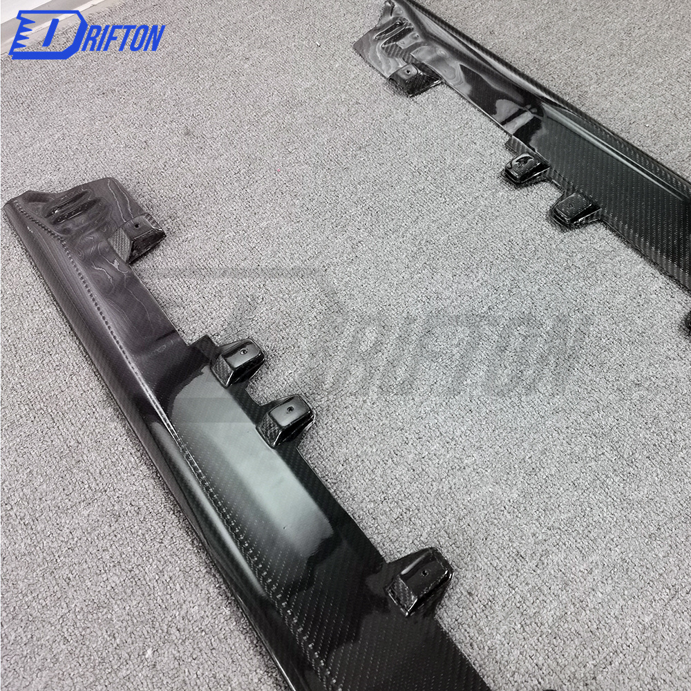 Artisan Style Carbon Fiber Side Skirt Underboard For Toyota Supra A90 GR