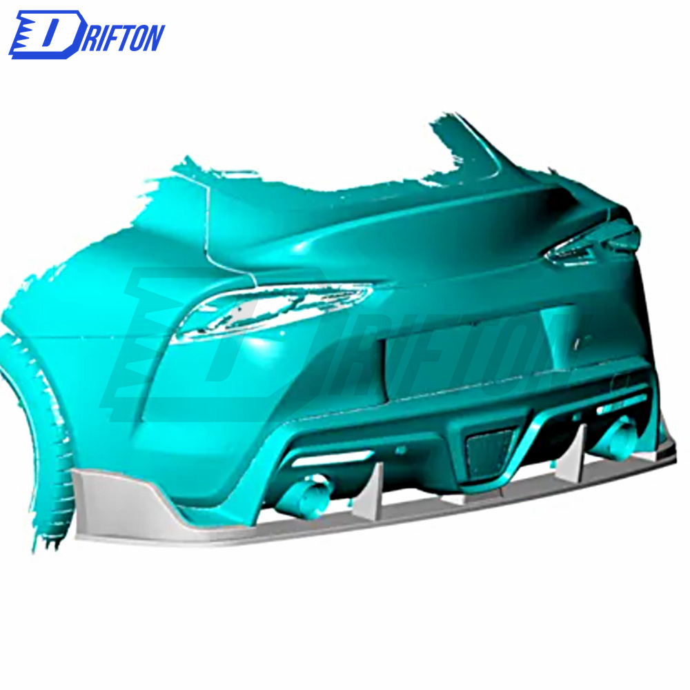 ML Style Dry Carbon Fiber Rear Bumper Lip For Supra A90 GR MK5 2019-2021