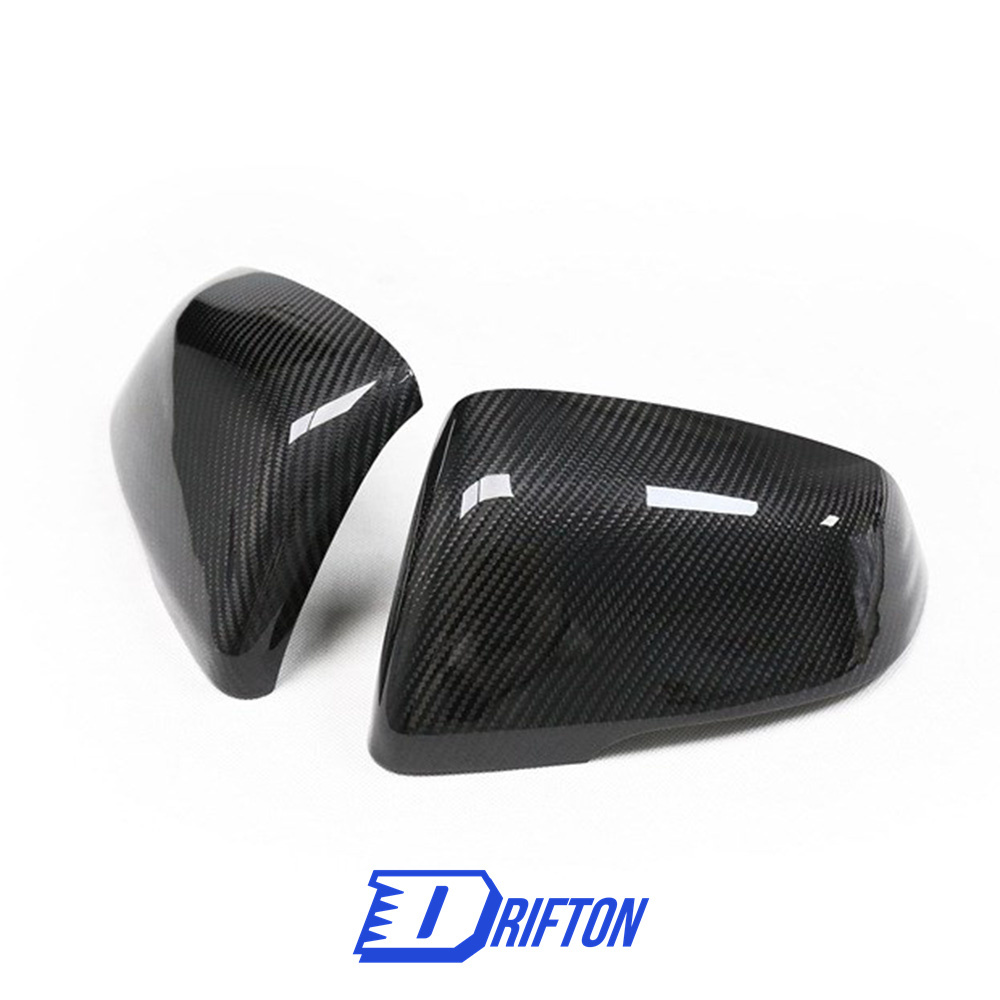 Dry Carbon Fiber Mirror Caps For Toyota Supra A90 2019-2020