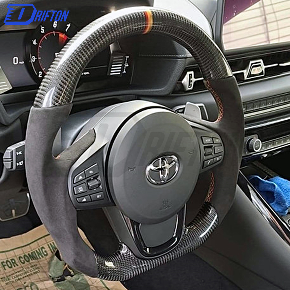 V3 Custom Made Carbon Fiber Steering Wheel For Supra A90 GR MK5 2019-2021