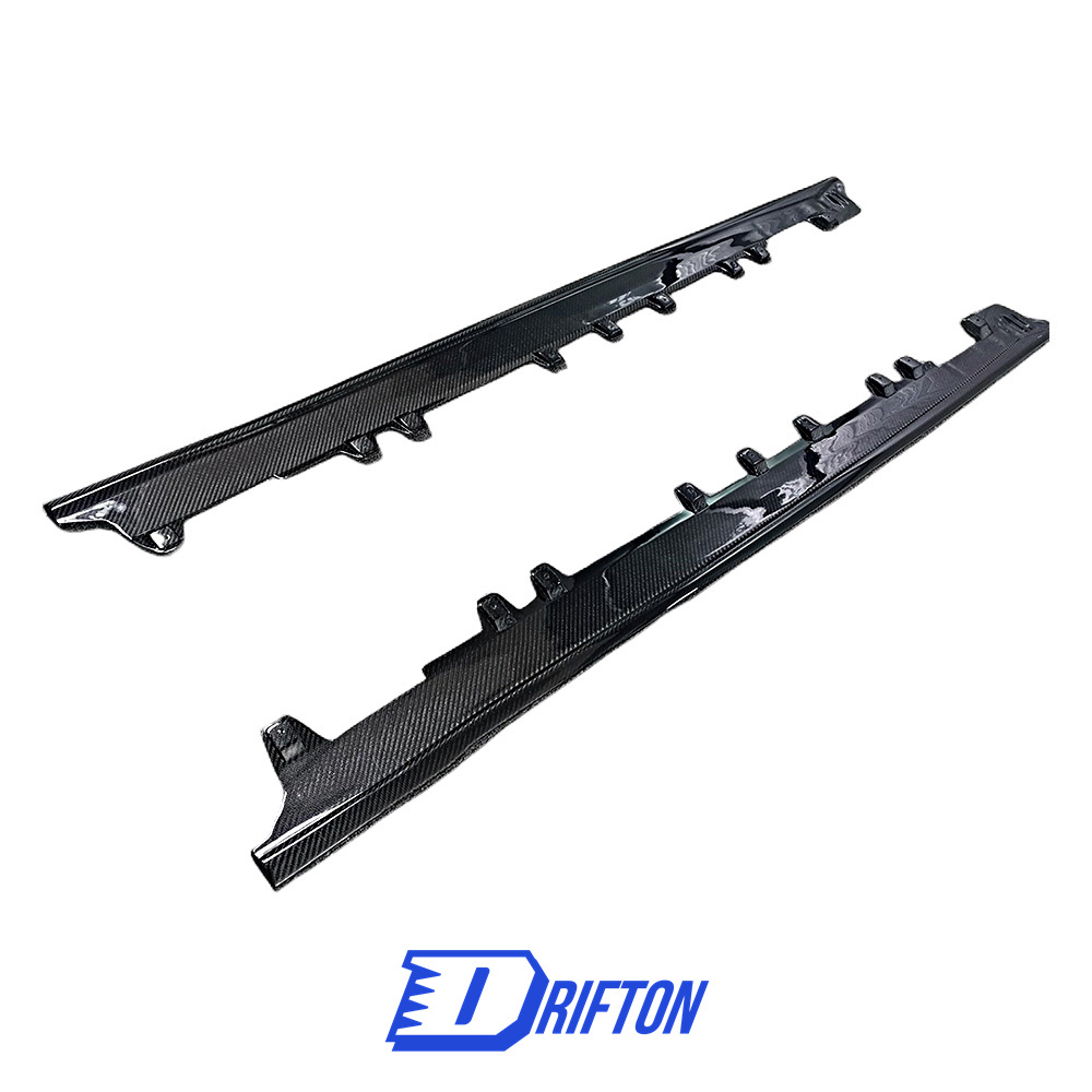 Artisan Style Carbon Fiber Side Skirt Underboard For Toyota Supra A90 GR