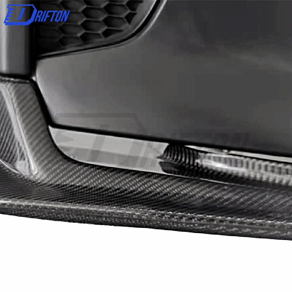 2017 Ver.-Style PP Front Bumper With TS Style Carbon Fiber Front Lip For Nissan R35 GTR 2017-2019