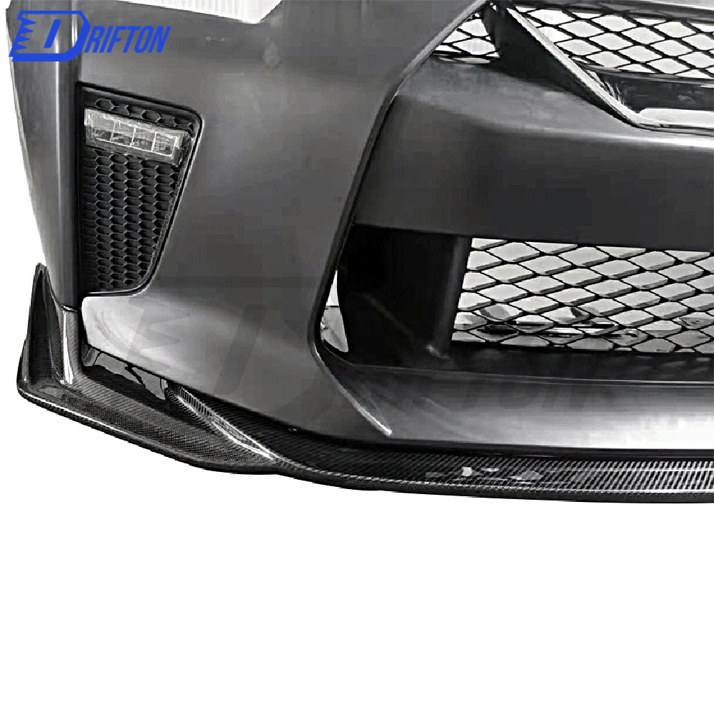 2017 Ver.-Style PP Front Bumper With TS Style Carbon Fiber Front Lip For Nissan R35 GTR 2017-2019