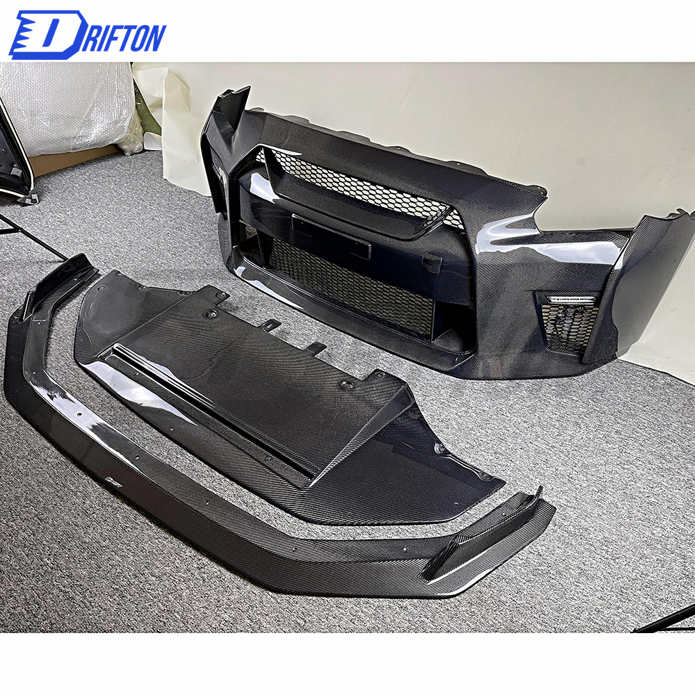 CMST Style Full Carbon Fiber Front Bumper For Nissan R35 GTR 2017-2019